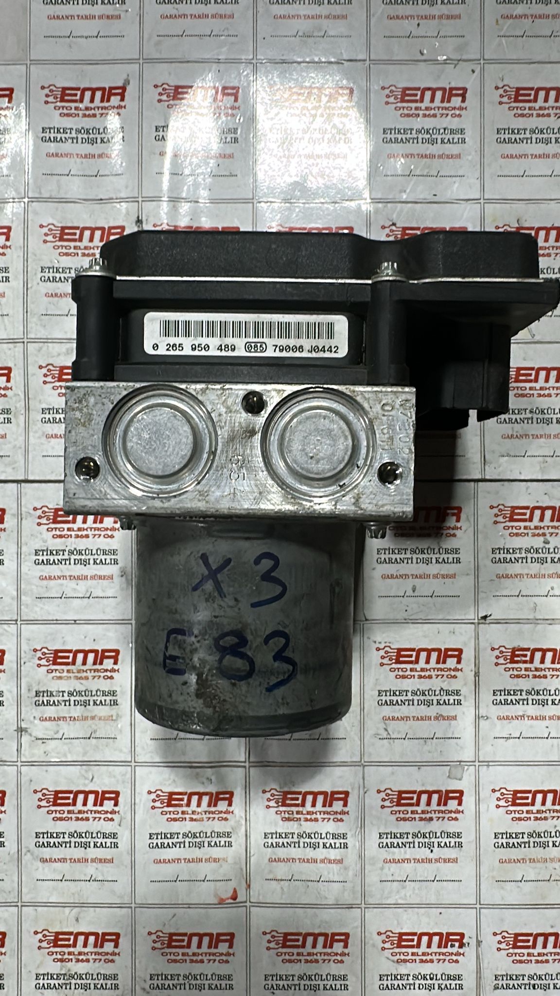 BMW X3 E83 ABS BEYNİ 0265950489